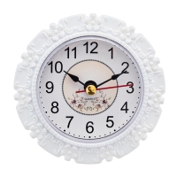 Часовой механизм с циферблатом, для часов, d-8.3 см, 1ААА, дискретный ход