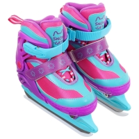 Коньки детские раздвижные Snow Cat, с роликовой платформой, р. 30-33 Коньки детские раздвижные Snow Cat, с роликовой платформой, р. 30-33