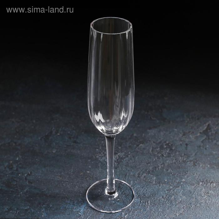 Бокал для шампанского стеклянный «Селибритис», 180 мл, 7×24 см Бокал для шампанского стеклянный «Селибритис», 180 мл, 7×24 см