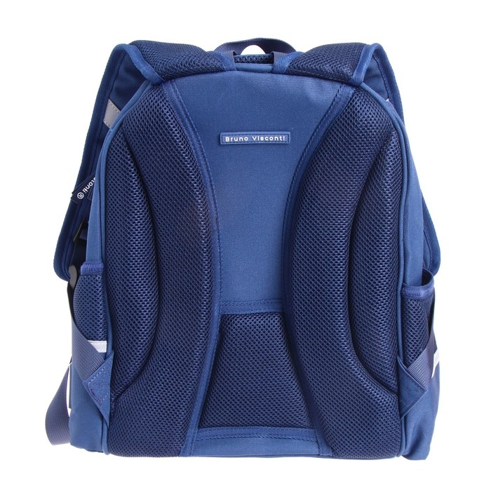 Рюкзак каркасный 36 х 28 х 17 см, + пенал, Bruno Visconti "Корги"