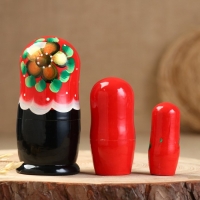 Матрёшка 3-х кукольная "Юля" 11 см, ручная роспись