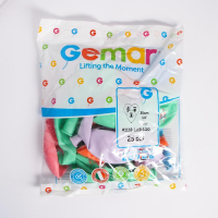 Шар латексный 14" &laquo;Сладкий день рождения&raquo;, пастель, 1-сторонний, набор 25 шт., МИКС