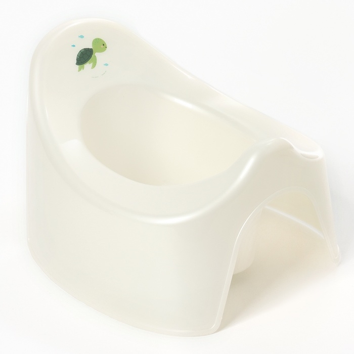 Горшок детский "Черепашка", цвет белый