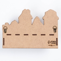 Ключница настенная новогодняя «Заснеженные дома», на Новый год Ключница настенная новогодняя «Заснеженные дома», на Новый год