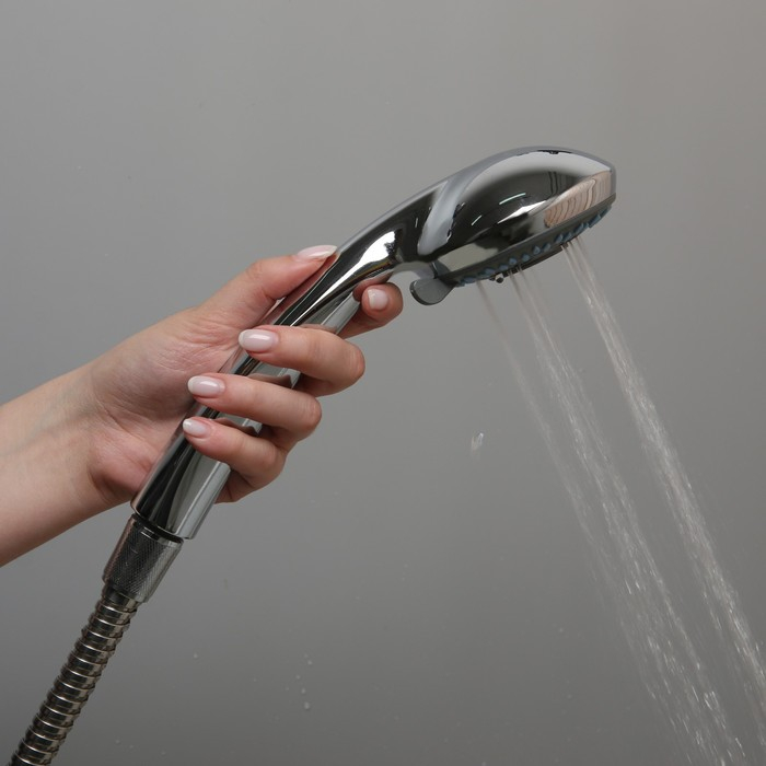 Душевая лейка Accoona А331, 3 режима, корпус пластик, цвет хром Душевая лейка Accoona А331, 3 режима, корпус пластик, цвет хром