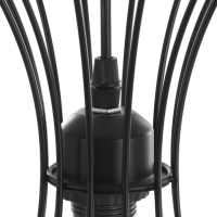 Светильник BayerLux "Анетта" Е27 40Вт черный 16х16х23-123см