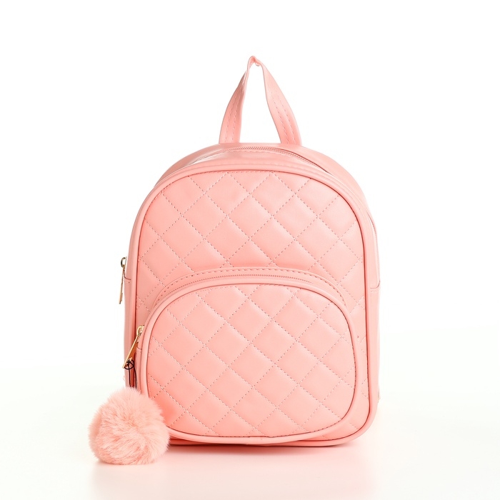 Рюкзак детский на молнии, &laquo;Выбражулька&raquo;, цвет розовый