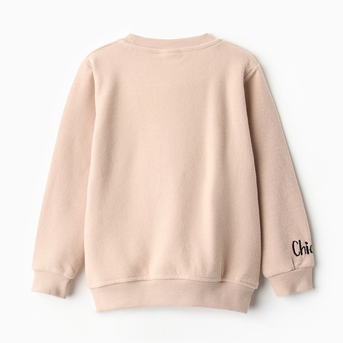 Свитшот детский, цвет бежевый, рост 116 см