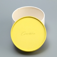 Набор шляпных коробок 3 в 1, упаковка подарочная, &laquo;Акварель&raquo;, 16 х 10, 14 х 9, 13 х 8.5 см