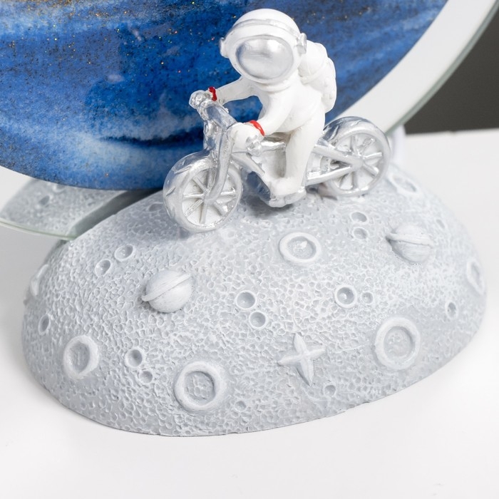 Настольная лампа Настольная лампа "Космические пески" LED 5Вт USB синий 9*15*17см RISALUX