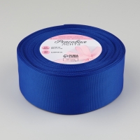 Лента репсовая, 40 мм, 23 &plusmn; 1 м, цвет синий №40