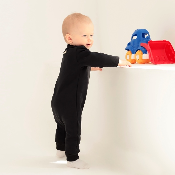 Комбинезон детский MINAKU цвет черный, рост 68-74 см