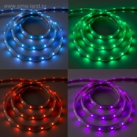 Светодиодная лента Ecola 14 &times; 7 мм, 10 м, IP68, SMD5050, 30 LED/м, 7.2 Вт/м, 220 В, RGB