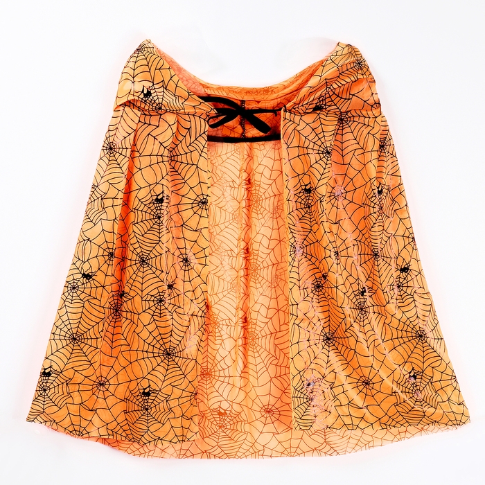 Карнавальный набор &laquo;Прекрасная ведьмочка&raquo;, шляпа, накидка, парик, цвет оранжевый