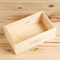 Ящик деревянный "Spa day at home", 24.5×14×8 см, микс Ящик деревянный "Spa day at home", 24.5×14×8 см, микс