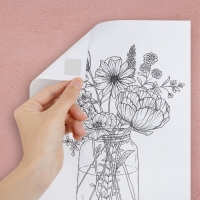 Клеевые квадраты двусторонние, 22 мм х 22 мм, акриловая основа, 36 шт., BRAUBERG