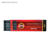 Набор стержней для графики Koh-I-Noor 4865 2В, диаметр грифеля 5.6 мм, длина грифеля 120 мм, 6 штук в наборе Набор стержней для графики Koh-I-Noor 4865 2В, диаметр грифеля 5.6 мм, длина грифеля 120 мм, 6 штук в наборе