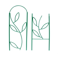 Шпалера, 173 &times; 37 &times; 1 см, металл, зелёная, &laquo;Декоративная. Стебель&raquo;