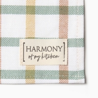 Набор Этель Harmony: фартук 60х70см, прихватка 19х19см, полотенце 40х73см,  рогожка 186 г/м2