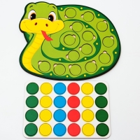 Дидактическая игра &laquo;Весёлые кружочки &ndash; Змея&raquo;