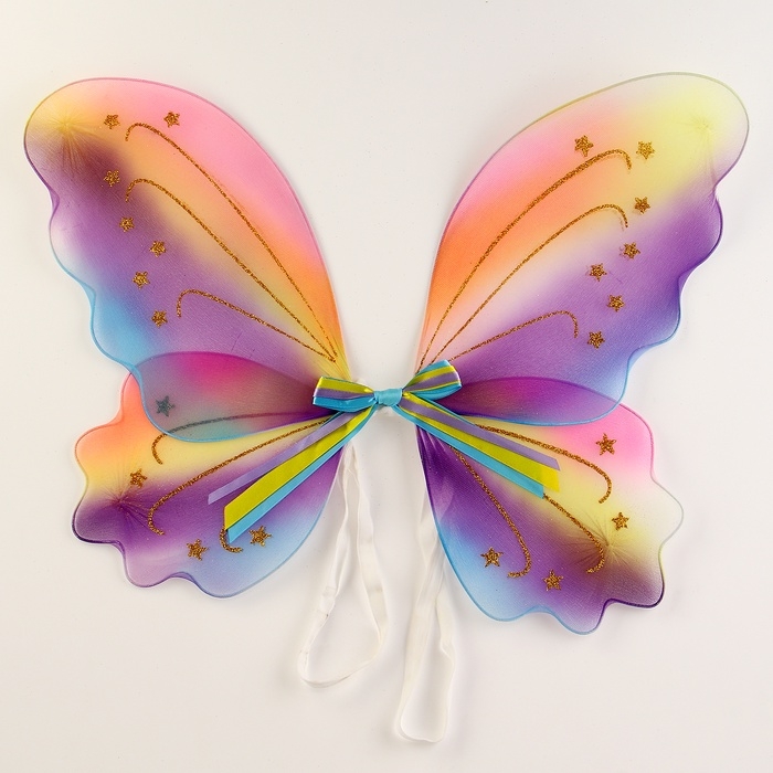 Карнавальный набор Карнавальный набор "Бабочка" 2 предмета: юбка, крылья. цвет радужный