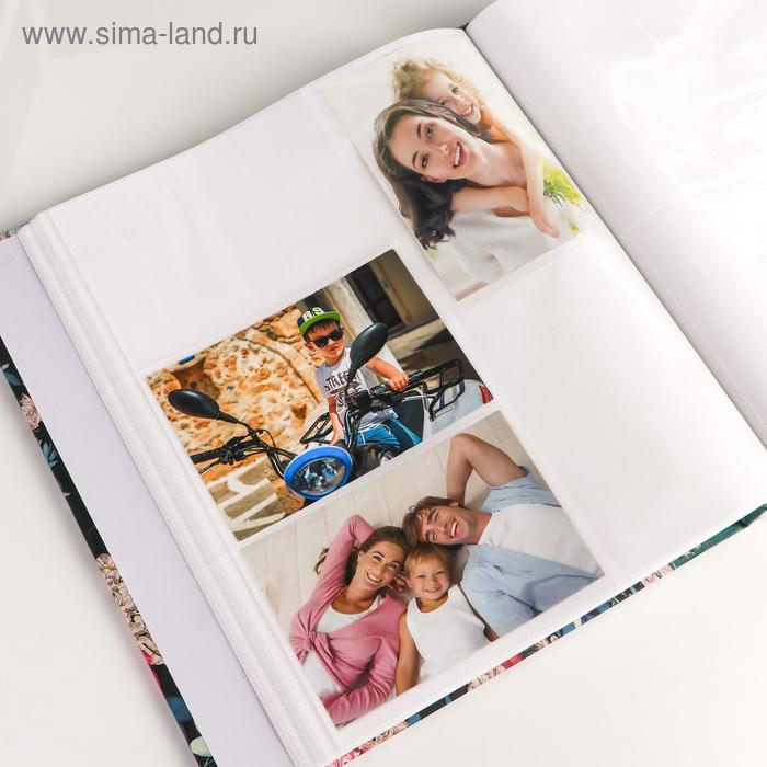 Фотоальбом на 400 фото 10х15 см "Цветочная элегия" в коробке МИКС 34х31х5,5 см