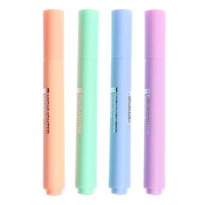 Маркер текстовыделитель 4.5 мм ErichKrause Visioline V-17 Pastel Bloom, чернила на водной основе, микс