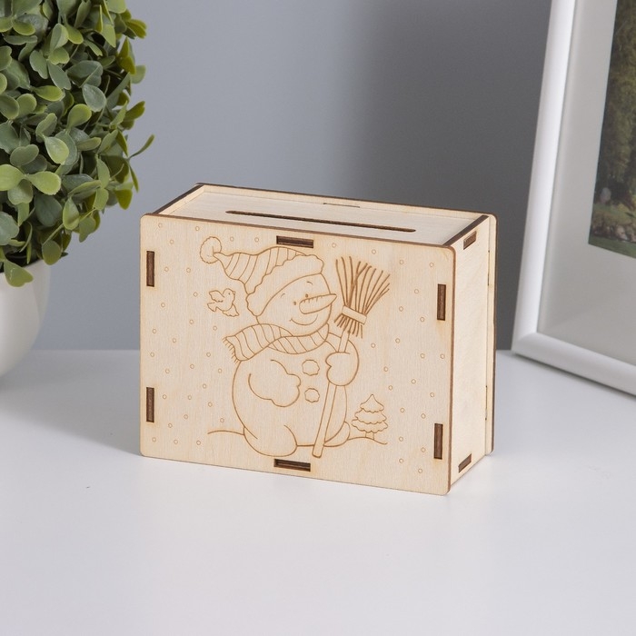 Копилка Копилка "Снеговик" 13х10х5 см