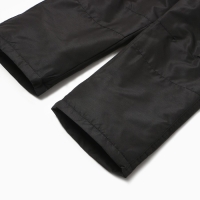 Полукомбинезон утеплённый для мальчиков, цвет чёрный, рост 98 см