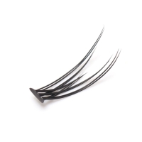 Набор накладных ресниц &laquo;Ласточкин хвост&raquo;, пучки, 10 мм, толщина 0,1 мм, изгиб С, 12 D