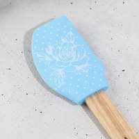 Лопатка силиконовая &laquo;Любимой бабушке&raquo; на формовой подложке, 27.5 x 5 см