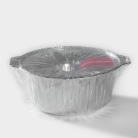 Казан форма для запекания (кастрюля с крышкой) из фольги, 2 л Казан форма для запекания (кастрюля с крышкой) из фольги, 2 л