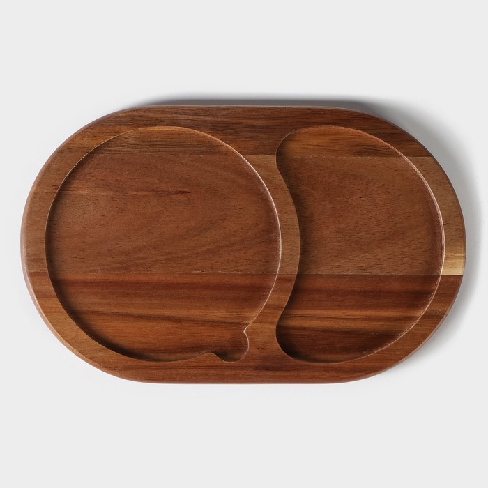 Набор для подачи сыра «Мрамор», 2 ножа, 28×18,5×1,5 см, акация Набор для подачи сыра «Мрамор», 2 ножа, 28×18,5×1,5 см, акация