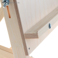 Мольберт настольный &laquo;Студийный&raquo;, 650 x 450 x 560 мм, с планшетом 450 x 480 мм (возможность разместить холст 60 x 80 см), с бегунком, Calligrata