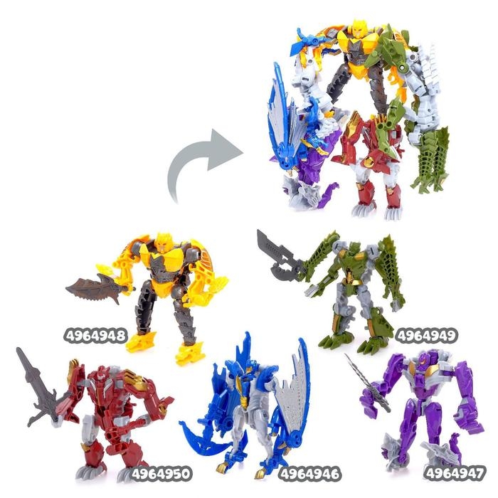 Робот «Динобот», трансформируется, 5 видов, собирается в 1 робота Робот «Динобот», трансформируется, 5 видов, собирается в 1 робота