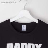 Футболка мужская KAFTAN "Sport Family", чёрный, р. 52