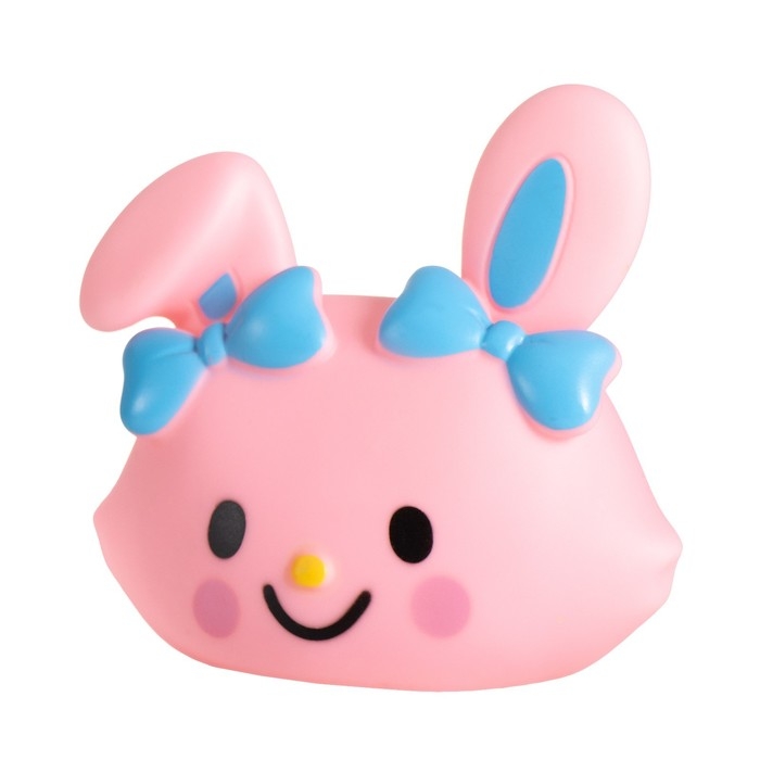 Ночник "Ушастик с бантиком" LED 1Вт 3хLR44 розовый 14х7х12,5см RISALUX