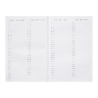 Ежедневник датированный 2024 года, А5, 176 листов, Attomex.Lancaster, обложка балакрон, ляссе, блок 70 г/м2, синий Ежедневник датированный 2024 года, А5, 176 листов, Attomex.Lancaster, обложка балакрон, ляссе, блок 70 г/м2, синий