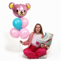 Набор шаров «Девочке», латекс, фольга набор 7 шт. Набор шаров «Девочке», латекс, фольга набор 7 шт.