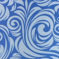 Простыня 1,5сп Экономь и Я 150х215&plusmn;3 "Нежность" цвет синий,100% хлопок, бязь, 100гр/м2