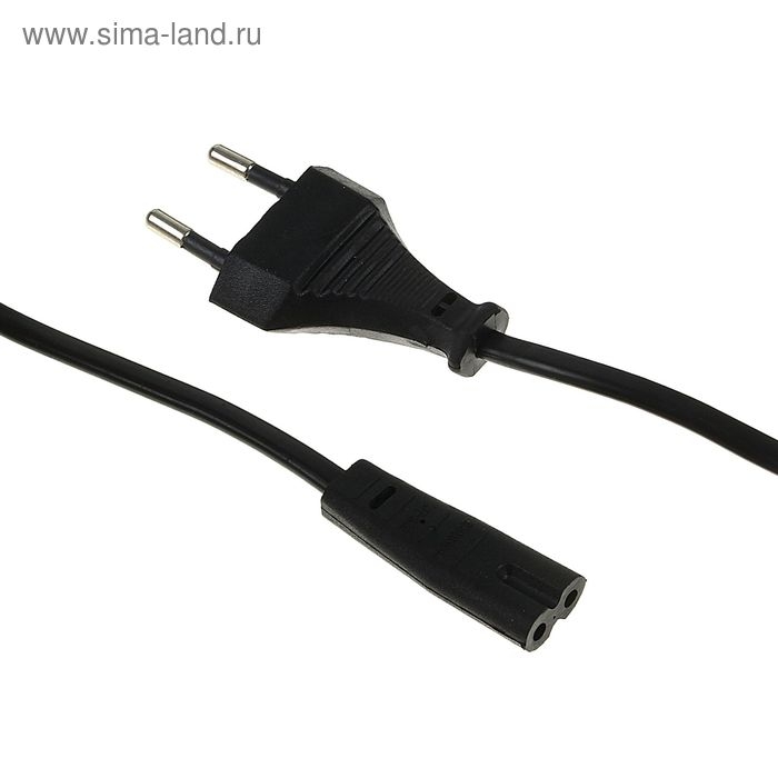 Кабель питания Cablexpert PC-184/2-1.8M, CEE 7/16 - C7, 2-pin, 2.5 А, 1.8 м, черный Кабель питания Cablexpert PC-184/2-1.8M, CEE 7/16 - C7, 2-pin, 2.5 А, 1.8 м, черный