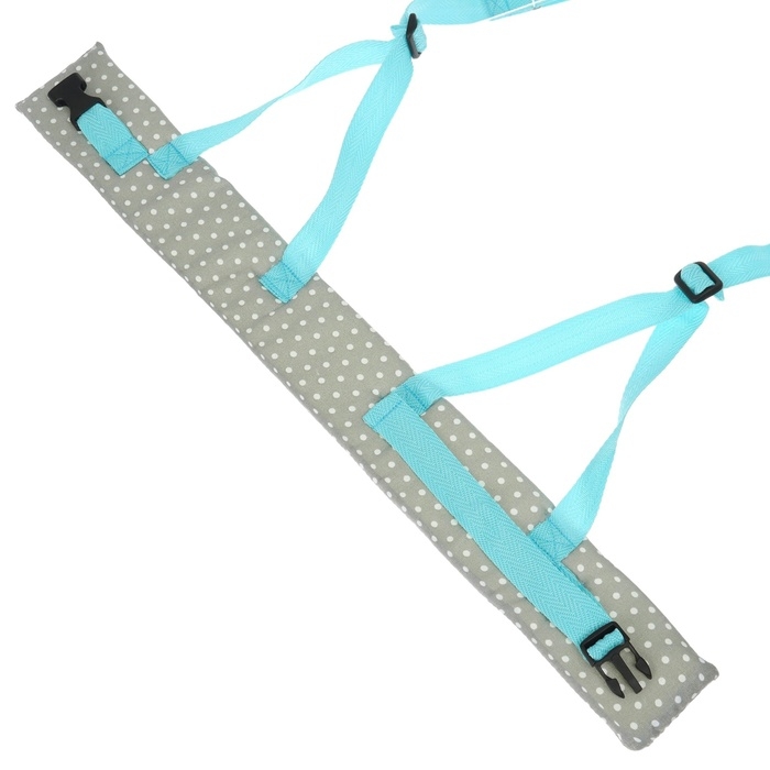 Вожжи детские №1, Серый горох, цвет серый Вожжи детские №1, Серый горох, цвет серый