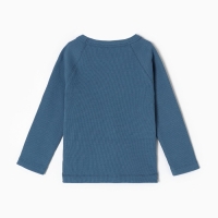 Комплект детский (лонгслив, штанишки), цвет тёмно-голубой, рост 86 см Комплект детский (лонгслив, штанишки), цвет тёмно-голубой, рост 86 см