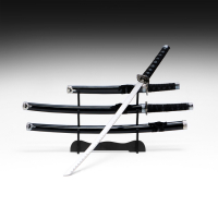 Сув. изделие катаны 3в1 на подставке, ножны дерево, черные глянец 53/76/101см Сув. изделие катаны 3в1 на подставке, ножны дерево, черные глянец 53/76/101см