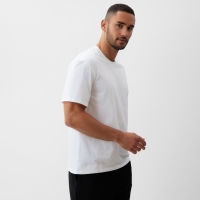 Футболка мужская MINAKU, цвет белый, размер 42-44