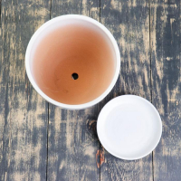 Горшок цветочный Лазурит сиреневый 2,5л с подставкой Горшок цветочный Лазурит сиреневый 2,5л с подставкой