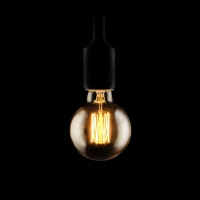 Лампа накаливания винтажная "Шар", G80, 40 Вт, Е27, 230 В, 120х80 мм, теплый белый Лампа накаливания винтажная "Шар", G80, 40 Вт, Е27, 230 В, 120х80 мм, теплый белый