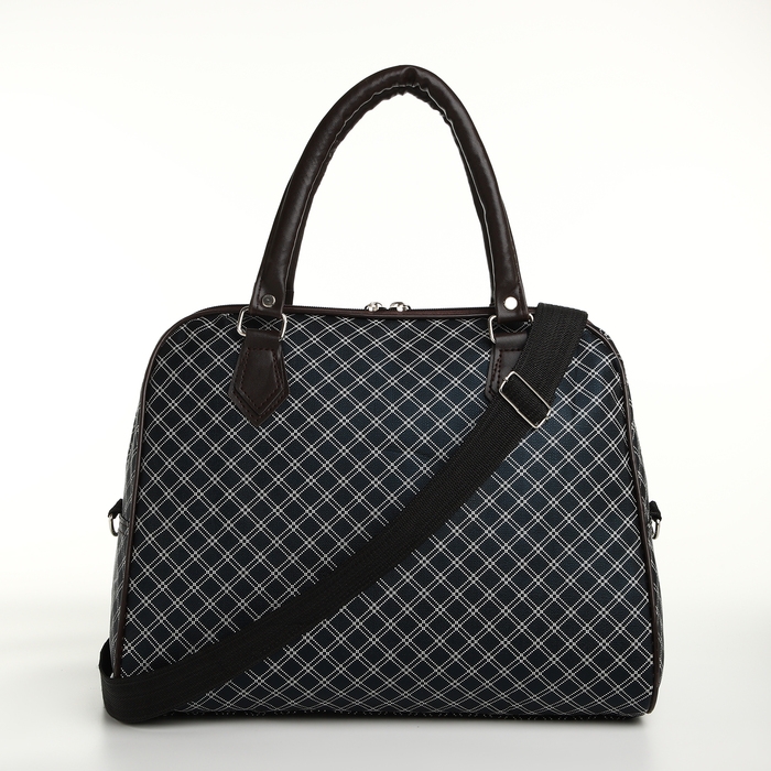 Сумка дорожная на молнии, цвет чёрный Сумка дорожная на молнии, цвет чёрный