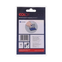 Настольная штемпельная подушка Colop, 50 х 90 мм, синяя Настольная штемпельная подушка Colop, 50 х 90 мм, синяя