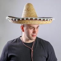 Карнавальная шляпа «Сомбреро», р-р. 56-58 Карнавальная шляпа «Сомбреро», р-р. 56-58